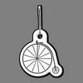 Zippy Clip & Big Front Wheel Bicycle Tag W/ Tab